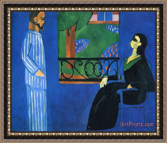 Henri Matisse Conversation 1912 Framed Print