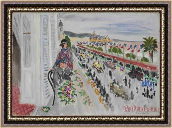 Henri Matisse Festival of Flowers Framed Painting