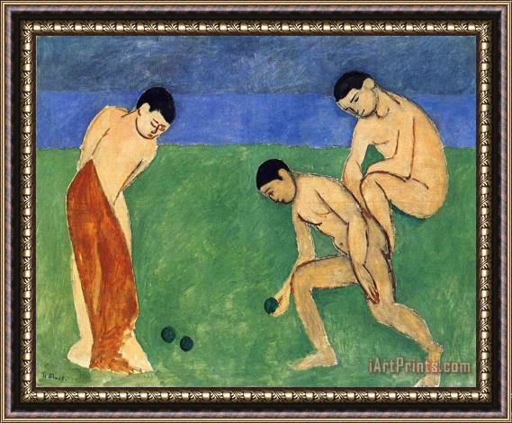 Henri Matisse Game of Bowls 1908 Framed Painting