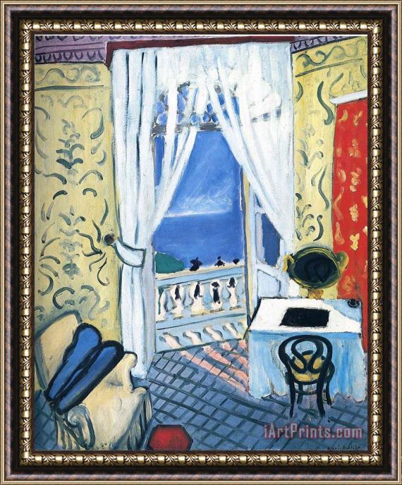 Henri Matisse Interior with a Violin Case 1919 Framed Painting