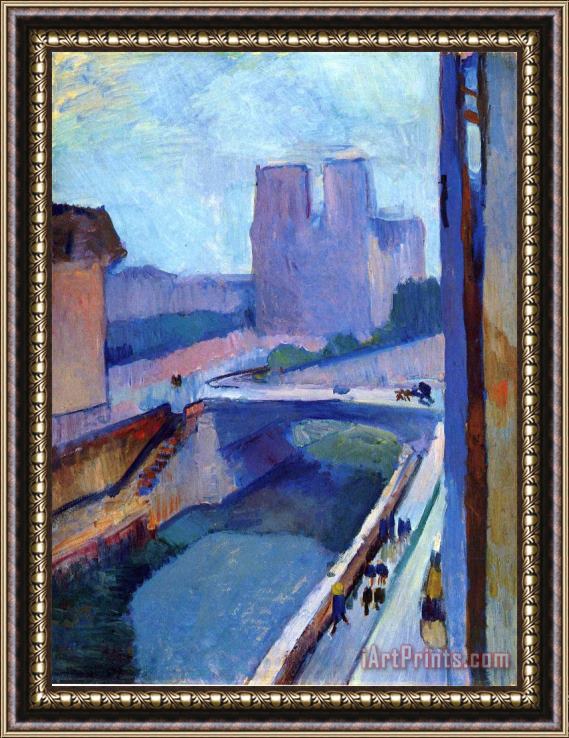 Henri Matisse Notre Dame Sunrise 1902 Framed Painting