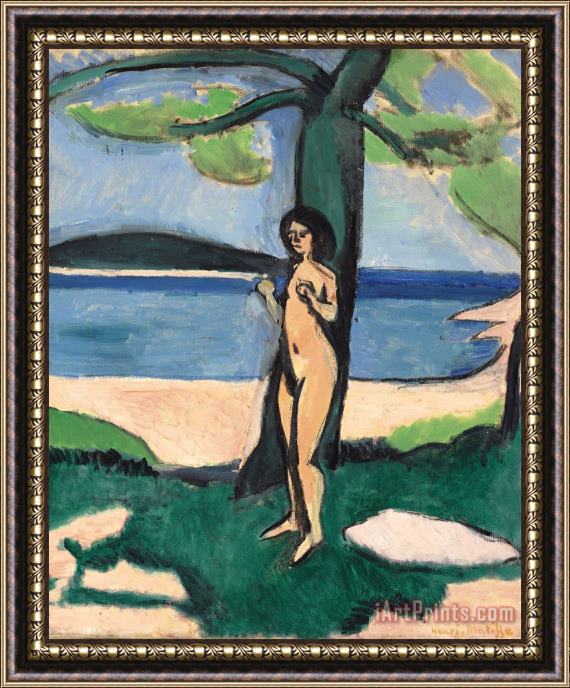 Henri Matisse Nu Au Bord De La Mer Framed Print