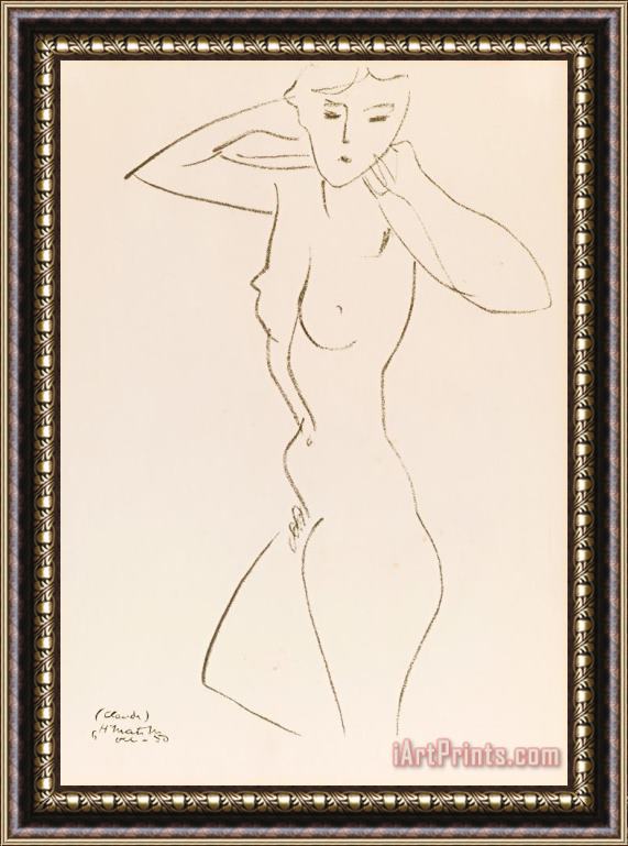 Henri Matisse Nude, 1950 Framed Print