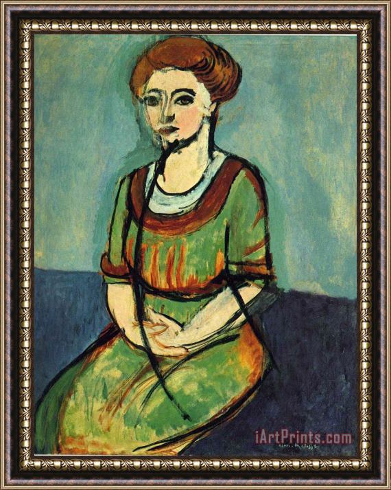 Henri Matisse Olga Merson 1910 Framed Print