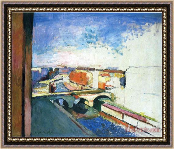 Henri Matisse Pont Saint Michel in Paris Framed Painting
