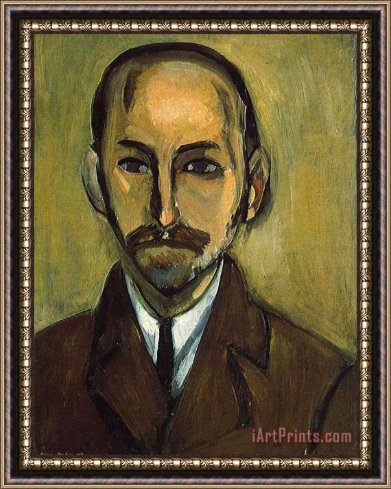 Henri Matisse Portrait of Michael Stein 1916 Framed Painting