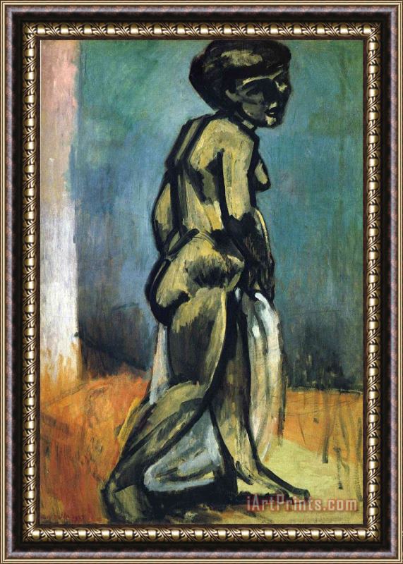 Henri Matisse Standing Nude Nude Study 1907 Framed Painting