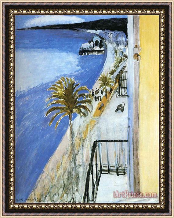 Henri Matisse The Bay of Nice 1918 Framed Painting