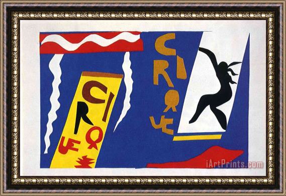 Henri Matisse The Circus 1947 Framed Painting