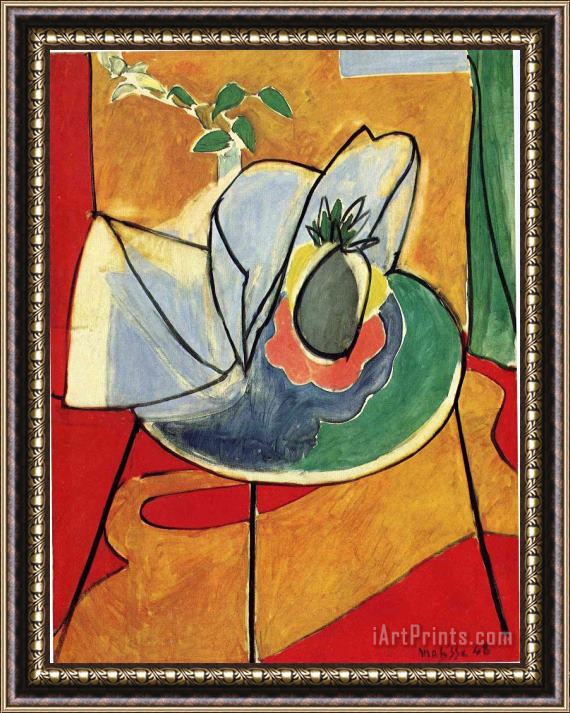 Henri Matisse The Pinapple 1948 Framed Painting