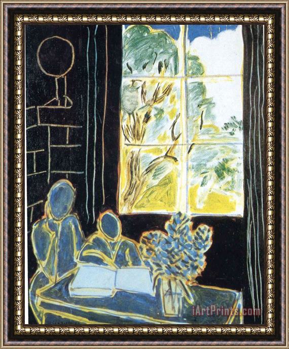 Henri Matisse The Silence That Lives in Houses 1947 Framed Print