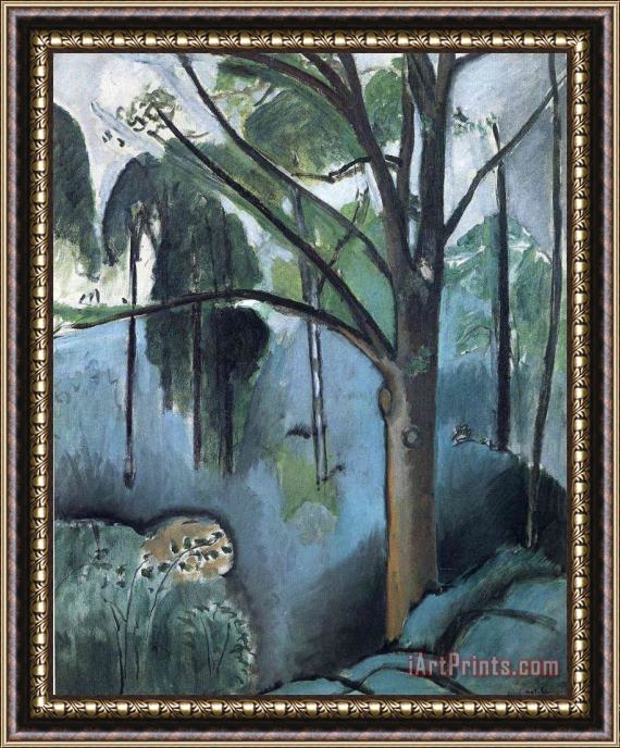 Henri Matisse Trivaux Pond 1917 Framed Print