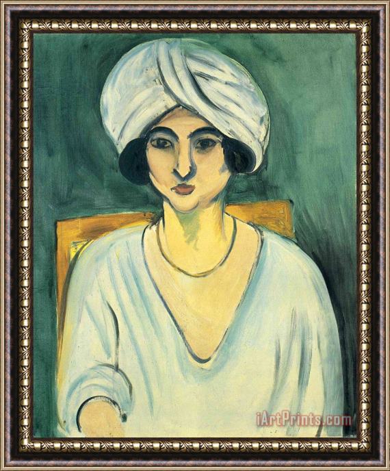 Henri Matisse Woman in Turban Lorette 1917 Framed Print