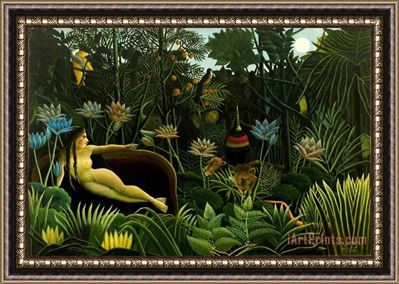 Henri Rousseau Dream Framed Painting