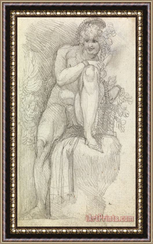 Henry Fuseli An Hermaphrodite Framed Painting