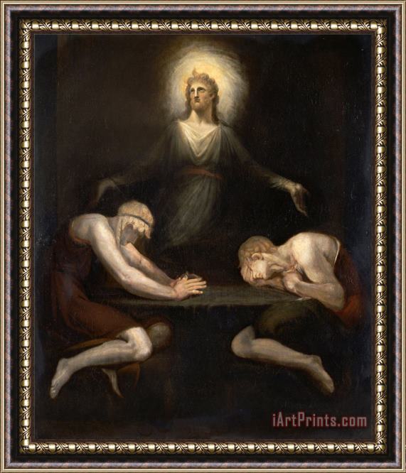 Henry Fuseli Christ Disappearing at Emmaus Framed Print