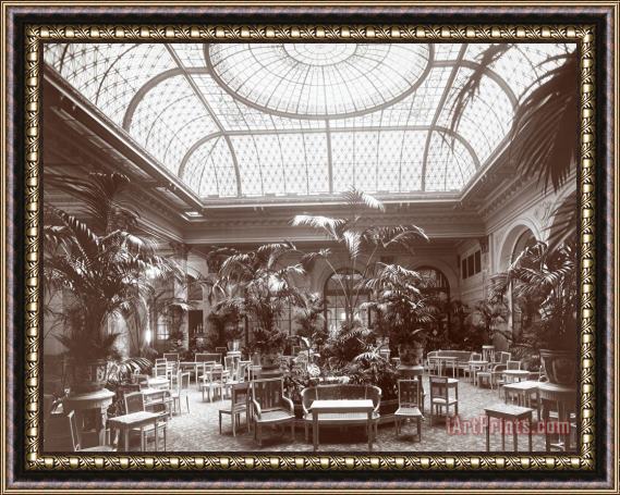Henry Janeway Hardenbergh Lounge at the Plaza Hotel Framed Painting