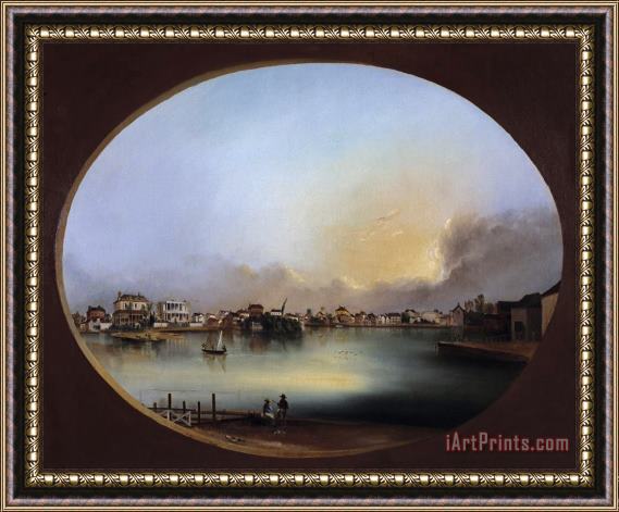 Henry Joseph Jackson View of Charleston (view From The West) Framed Painting