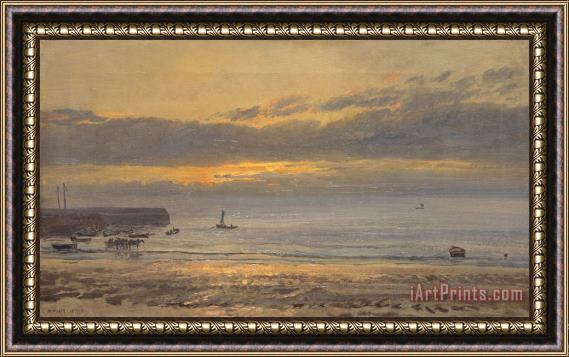 Henry Moore Before Sunrise Framed Painting