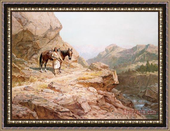 Henry Raschen The Look Out Framed Print