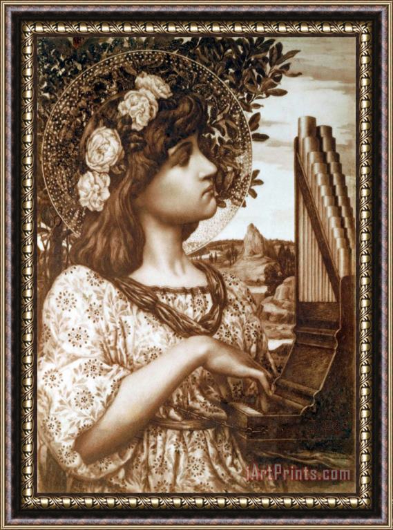 Henry Ryland Saint Cecilia Framed Print