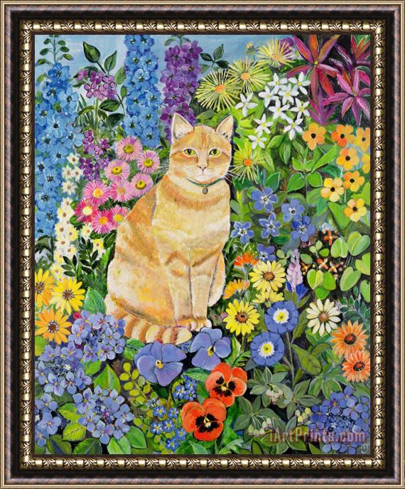 Hilary Jones Gordon's Cat Framed Painting