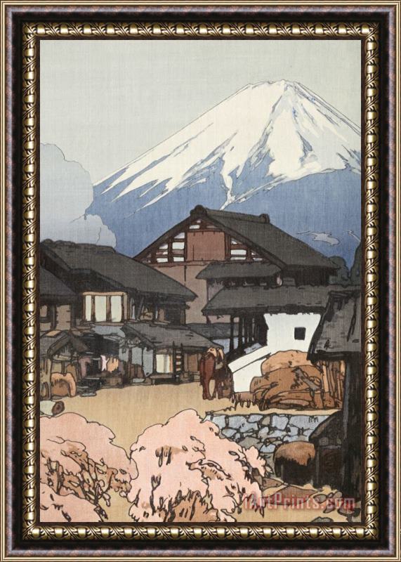 Hiroshi Yoshida Fuji Mountain From Funatsu (funatsu), From The Series Ten Views of Fuji (fuji Jikkei) Framed Print