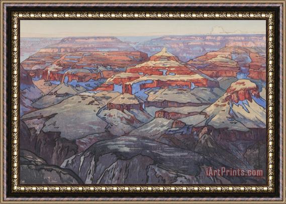 Hiroshi Yoshida Grand Canyon Framed Painting