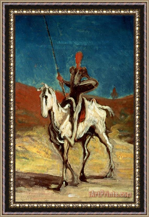 Honore Daumier Don Quixote Framed Painting