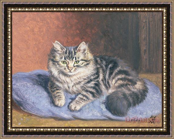 Horatio Henry Couldery The Blue Cushion Framed Print