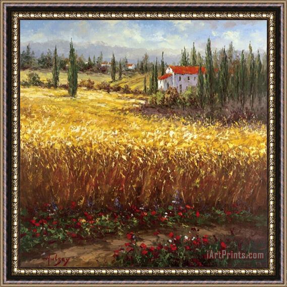 Hulsey Tuscan Wheat Framed Painting