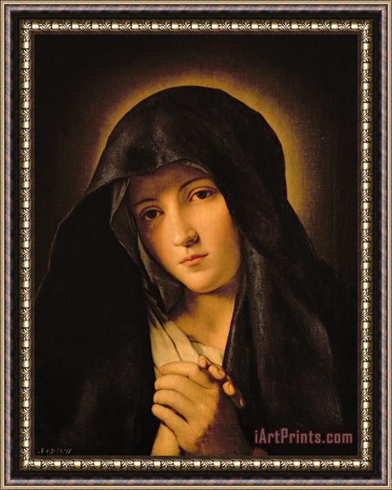 Il Sassoferrato Madonna Framed Painting
