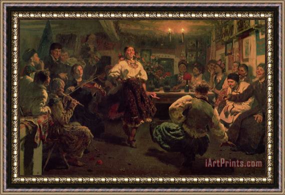 Ilya Efimovich Repin Country Festival Framed Print