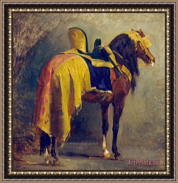 Isidore Pils Horse Caparisoned Framed Print