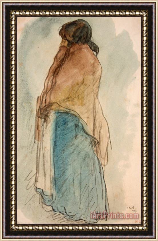 Isidre Nonell Pitcher Woman Framed Print