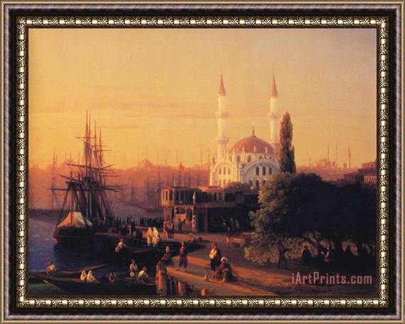 Ivan Constantinovich Aivazovsky Constantinople Detail Framed Print
