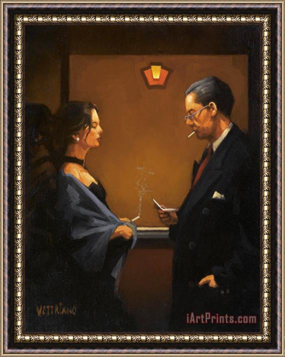 Jack Vettriano A Letter of Consequence II Framed Print