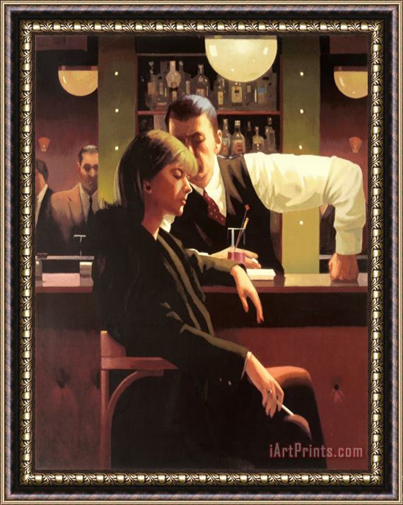 Jack Vettriano Cocktails & Broken Hearts, 1998 Framed Print