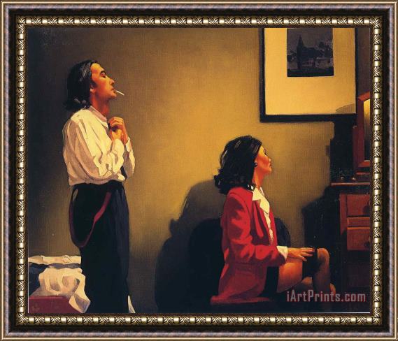 Jack Vettriano Cold Cold Hearts Framed Print