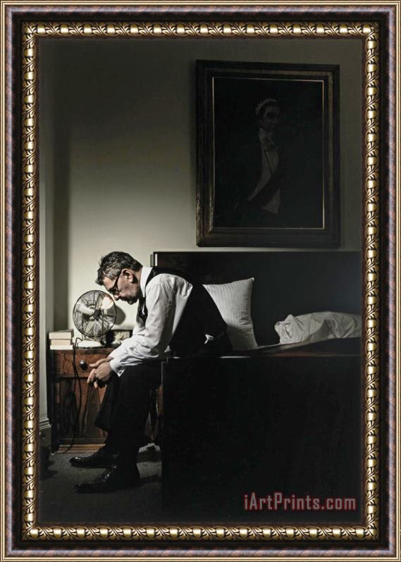 Jack Vettriano Macarini Triptych, 2009 Framed Print