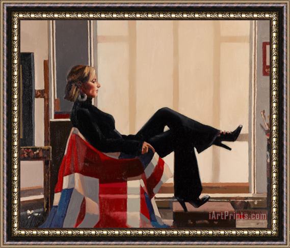 Jack Vettriano Olympia Zara Phillips, 2008 Framed Painting