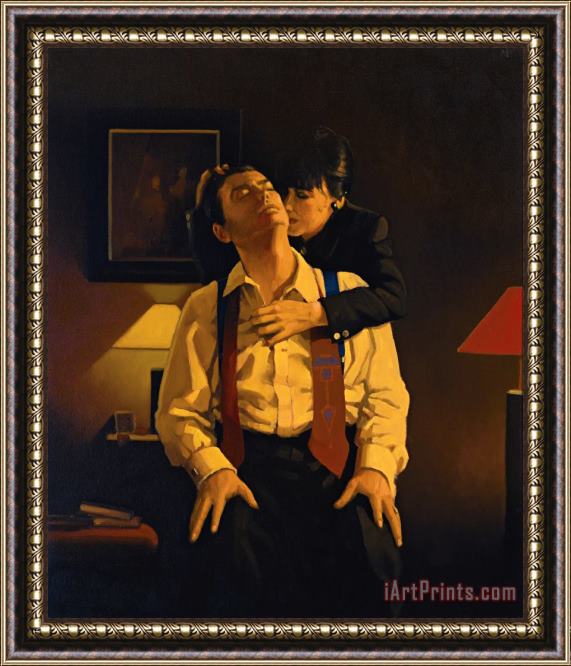 Jack Vettriano Sweet Little Lies, 1999 Framed Painting