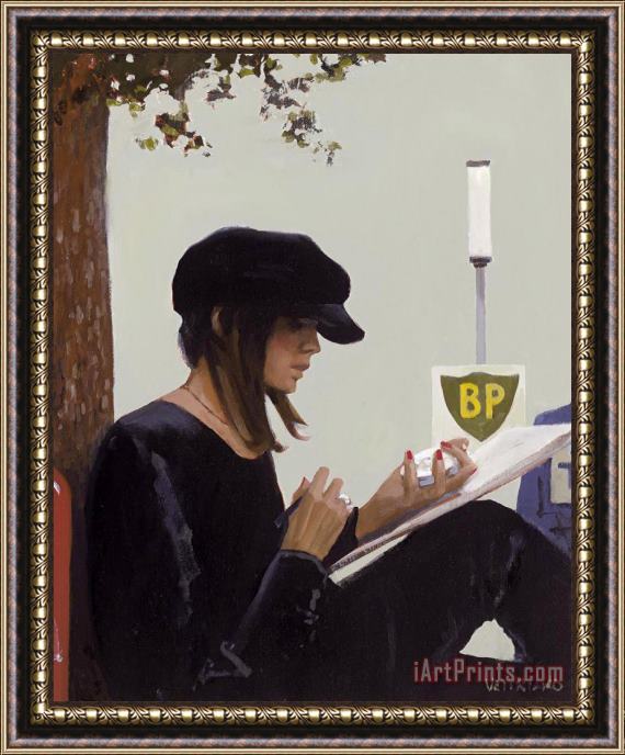 Jack Vettriano The Art of Women, Romance, And Cars Framed Print