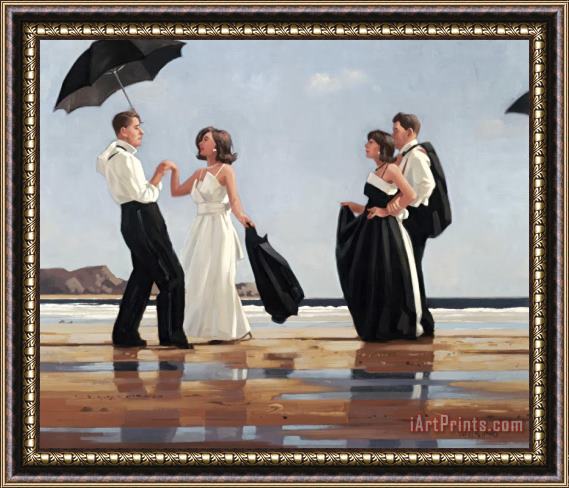 Jack Vettriano The Beach Collection Framed Print