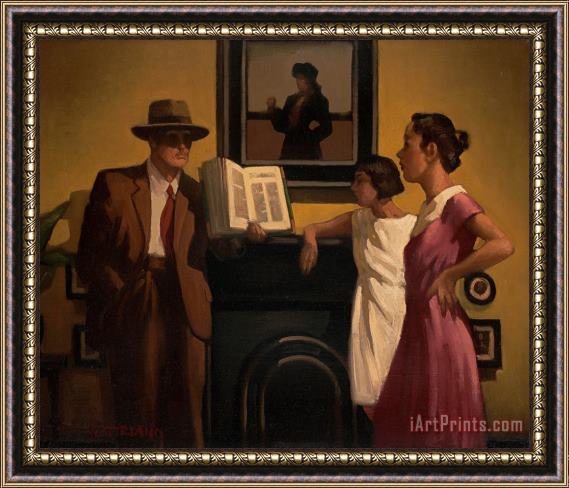 Jack Vettriano The Rules of The Game Framed Painting