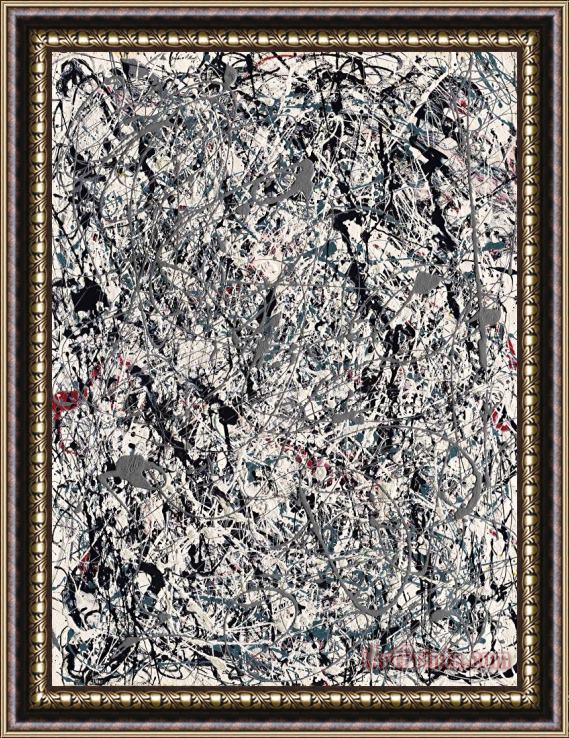 Jackson Pollock Number 19, 1948 Framed Print