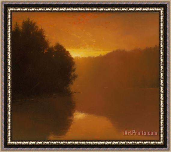 Jacob Collins Yaddo Lake Framed Painting