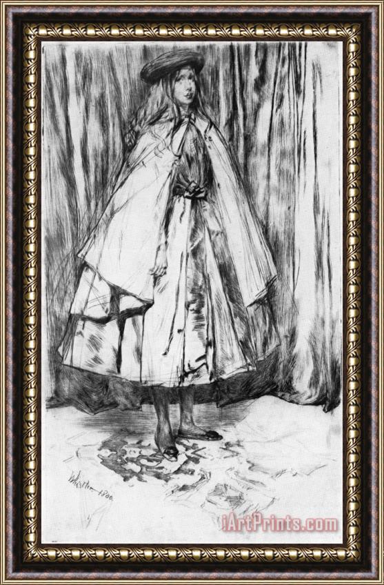 James Abbott McNeill Whistler Annie Haden Framed Painting