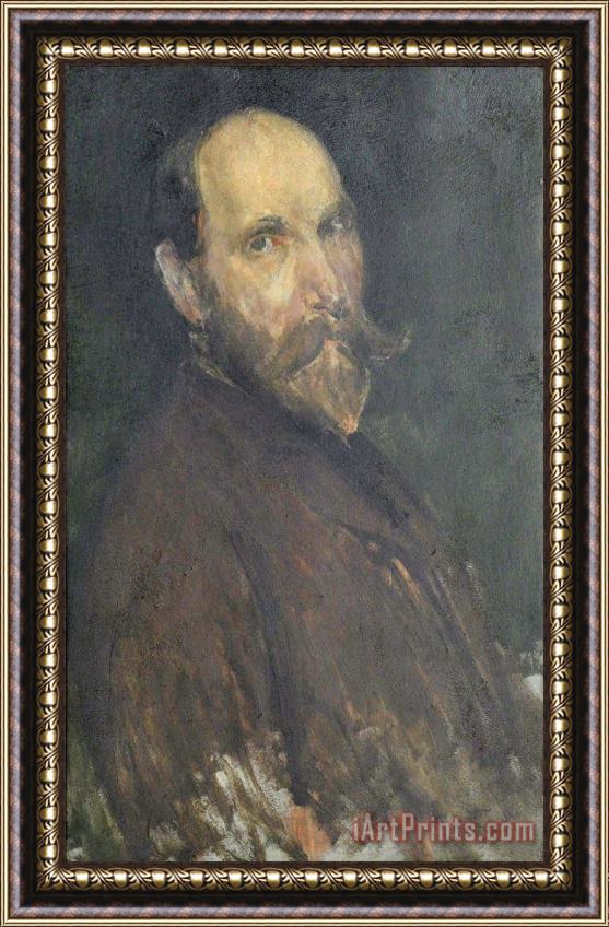 James Abbott McNeill Whistler Portrait of Charles Lang Freer Framed Print