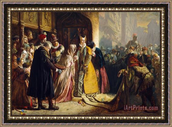 James Drummond The Return of Mary Queen of Scots to Edinburgh Framed Print